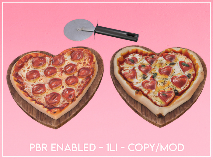 Heart Shaped Pizzas