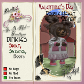 (Shi's B~U~Tiful) Double Hearts Skirt Outfit - Dinkies
