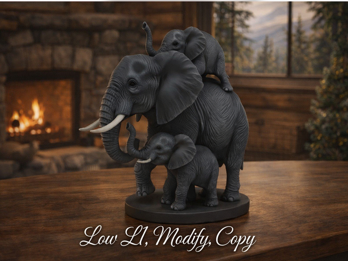 Elephant Family Crate