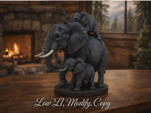 Elephant Family Crate