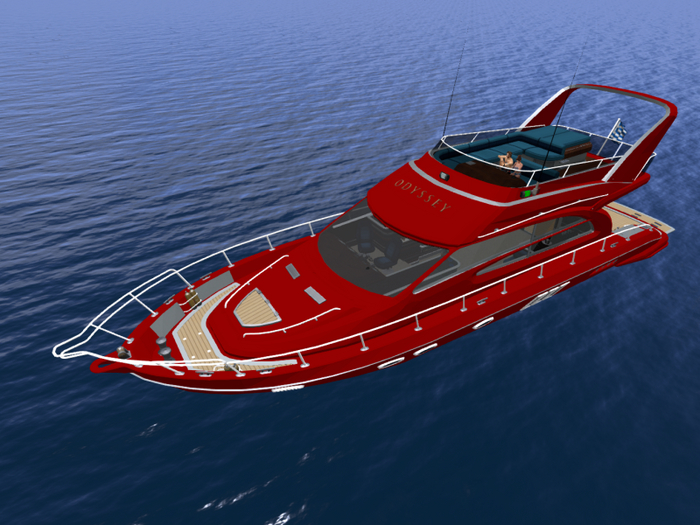 * ODYSSEY Boat * - RED