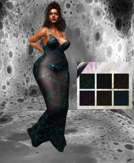 Midnight Smoke Gown w/HUD [Assorted]