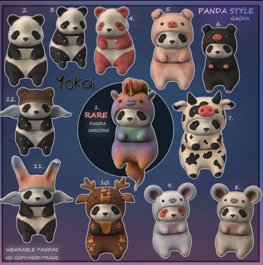 11.YOKAI - Panda Style - Panda Bunny