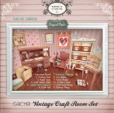 i { DH } Gacha! Vintage Patchwork Stool
