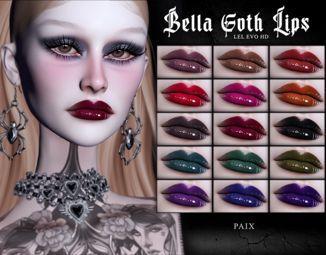 [PAIX] Bella Goth Lips - [FATPACK]