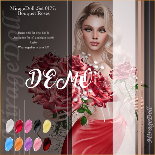 DEMO MirageDoll .Set 0177: Bouquet Roses