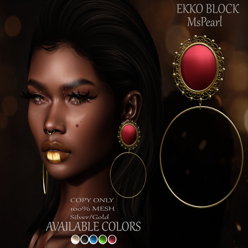 .:::.Ekko Block.:::.MsPearl Earrings - Unpacker(Add)