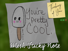YOU'RE PRETTY COOL - Thinking of You Sticky Note