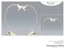 Heart Arch [Doves] Pink