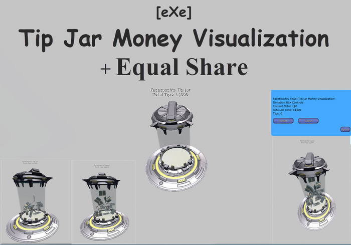 [eXe] Money Visualization and equal share Tip Jar