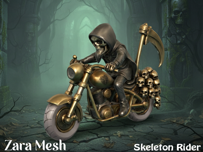 ZM PBR Skeleton Rider FULL PERM MESH