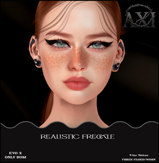 AXI-Realistic Freckles-Only Bom-Tintable