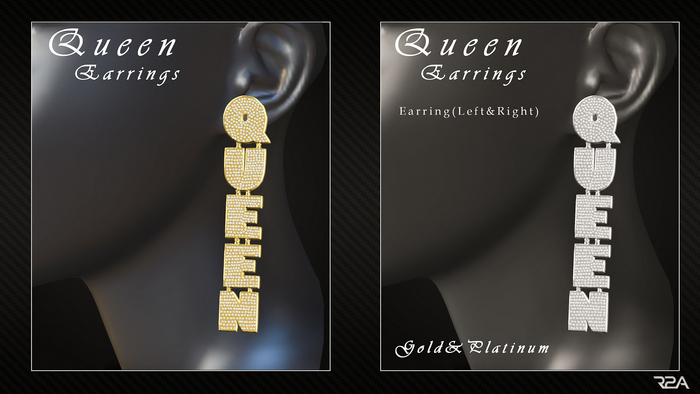 R2A-Queen Earrings