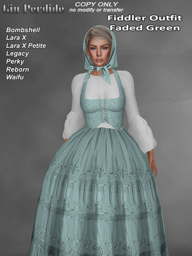 DEMO Fiddler Faded Green Outfit 