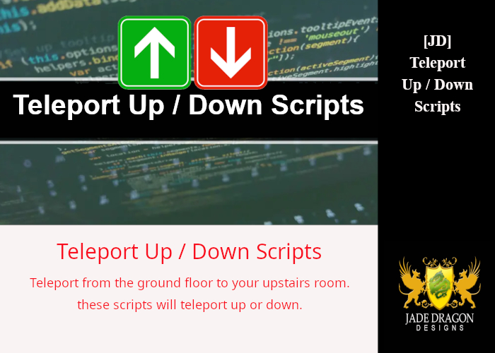 [JD] - Teleport Up / Down Scripts - Full Permissions