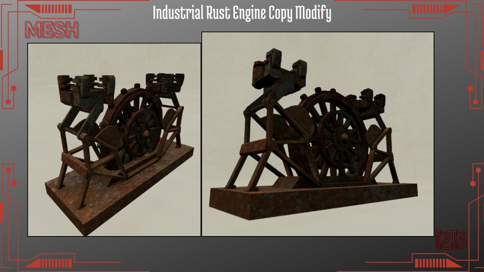 Industrial Rust Engine Copy Modify