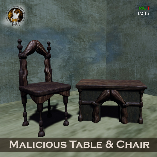 F&M * Malicious Table & Chair