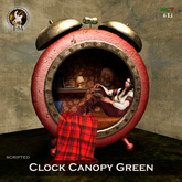 F&M * Clock Canopy Red
