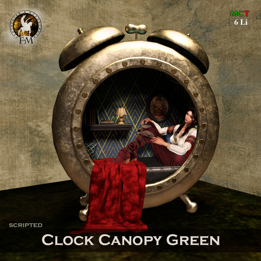 F&M * Clock Canopy Gold 