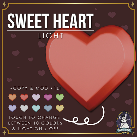 D&W//SWEET HEART LIGHT