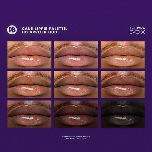 PURPLE X LeL EvoX - Caue Lippie Palette.