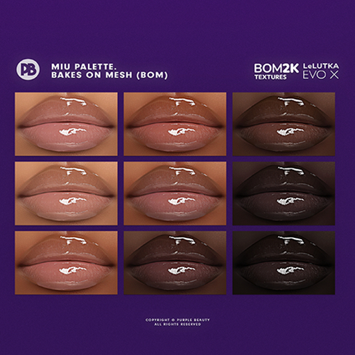 PURPLE X LeL EvoX X BOM - Miu Palette.