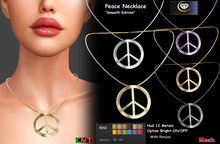 FC - Peace Female Necklace (SMOOTH version) with hud 12 metals
