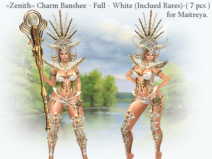 =Zenith= Charm Banshee - Full - White (Inclued Rares)-( 7 pcs )