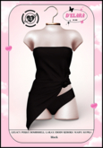 D'ELARA #3 DRESS & PANTY BLACK