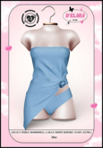 D'ELARA #3 DRESS & PANTY BLUE
