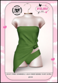 D'ELARA #3 DRESS & PANTY GREEN