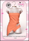 D'ELARA #3 DRESS & PANTY ORANGE