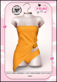D'ELARA #3 DRESS & PANTY YELLOW