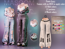 [[ Masoom ]] Shadow Bite Pants - Ivory