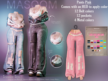 [[ Masoom ]] Shadow Bite Pantalones - Pink