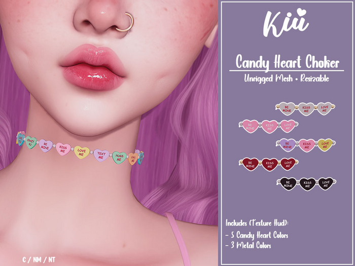 *>Kiu<* - Candy Heart Choker_Fatpack (Add)