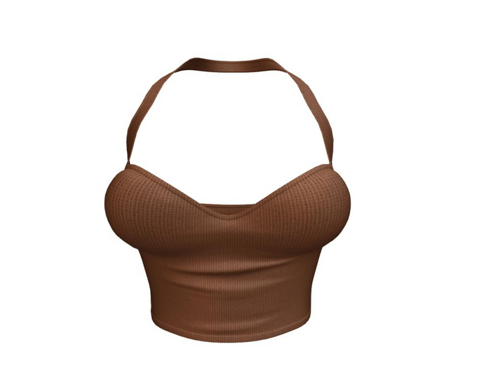 REVOLUTION - Daisy Top (Brown)