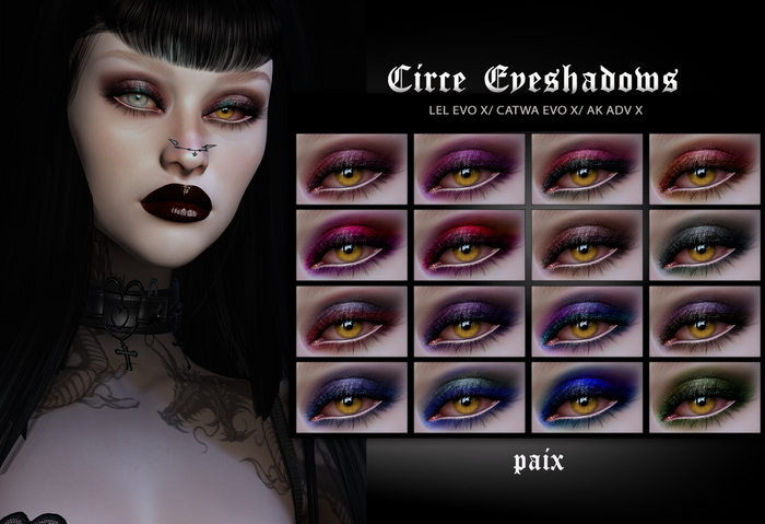 [PAIX] Circe Eyeshadows - [FATPACK]