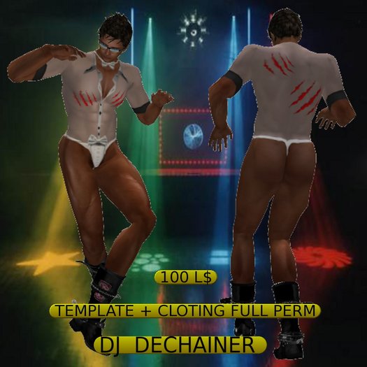 disc jockey dechainer blanc