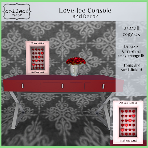 Love-lee Console & Decor - { collect }