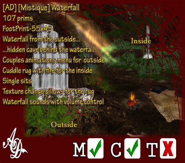 [AD] [Mistique] Waterfall&Cave