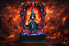 Fantasy Witch 3D Framed LED Lamp – Custom Colors & Adjustable Light