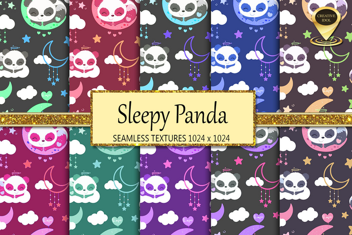 Sleepy Panda Textures