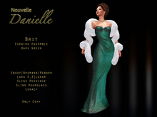 DANIELLE - Brit Evening Ensemble - Dark green