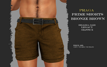 Praga Prime Shorts - Bronze Brown