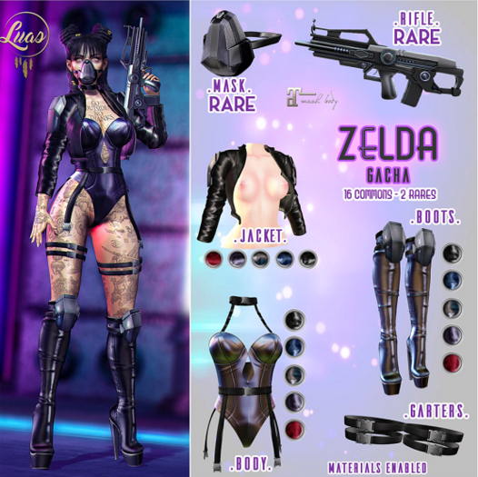 Luas Zelda Body Blue