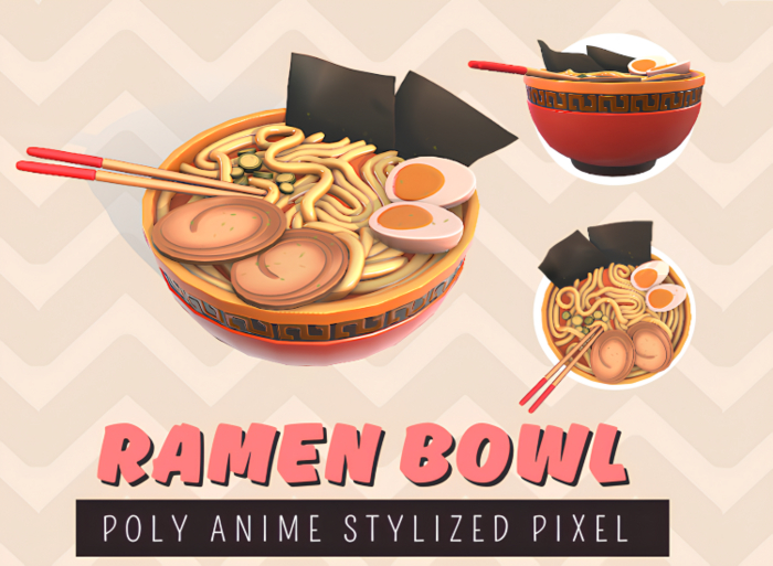 Ramen Bowl (Stylized)