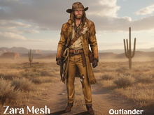 ZM PBR Wild West Outlander Character FULL PERM MESH