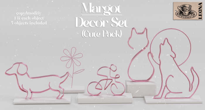 - Legna - Margot Decor Set (Cute Pack)