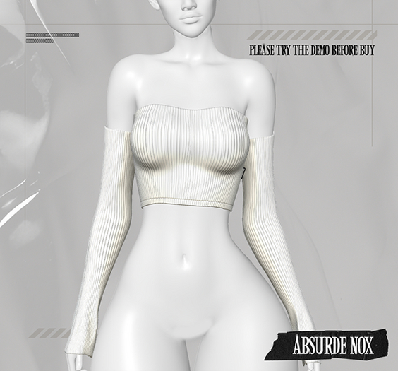 Absurde Nox - Top Seduce // White